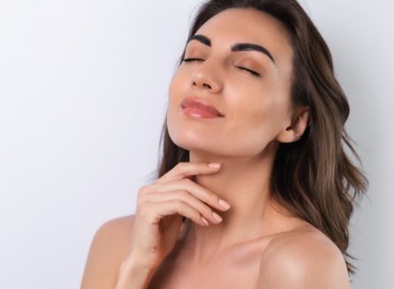 Woman with smooth, radiant skin after PlaDuo Pro plasma treatment in Hixson TN